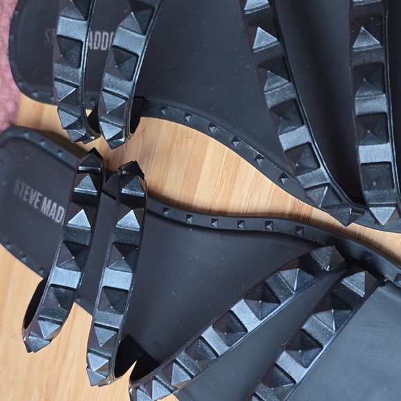 Steve Madden Skyler J Slip On Studded Slide Sandals - Picture 12 of 13